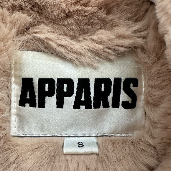 Apparis Sophie Coat Size Small Tan Camel Color - Picture 6 of 8